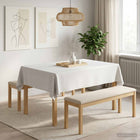 Tafelkleed rechthoekig 140x180 cm wit