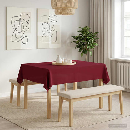 Tafelkleed Rechthoekig Wijnrood 110 x 140 cm