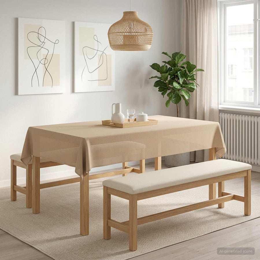 Tafelkleed Rechthoekig Beige 110 x 160 cm