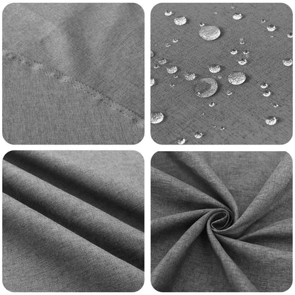 Tafelkleed Rechthoekig Lichtgrijs 140 x 260 cm