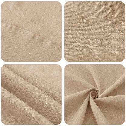 Tafelkleed Rond Beige Ø 140 cm