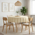 Tafelkleed rond crèmewit Ø 160 cm polyester