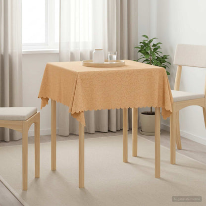 Tafelkleed 5 st Vierkant Beige 110 x 110 cm