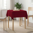 Tafelkleed 5 st 110x110 cm wijnrood polyester