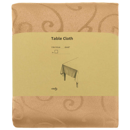 Tafelkleed Vierkant Beige 110 x 110 cm
