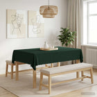 Tafelkleed rechthoekig 110x140 cm donkergroen polyester