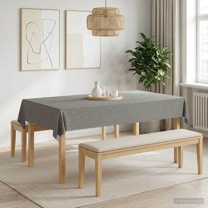 Tafelkleed Rechthoekig Lichtgrijs 110 x 160 cm