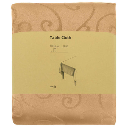 Tafelkleed Rechthoekig Beige 110 x 160 cm
