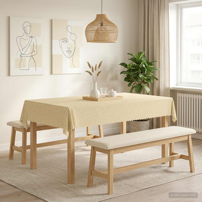 Tafelkleed Rechthoekig Crèmewit 110 x 160 cm