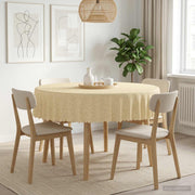 Tafelkleden rond crèmewit 5 stuks Ø 180 cm