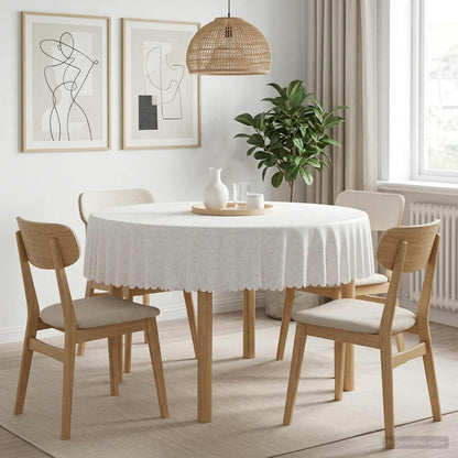 Tafelkleed Rond Wit Ø 140 cm