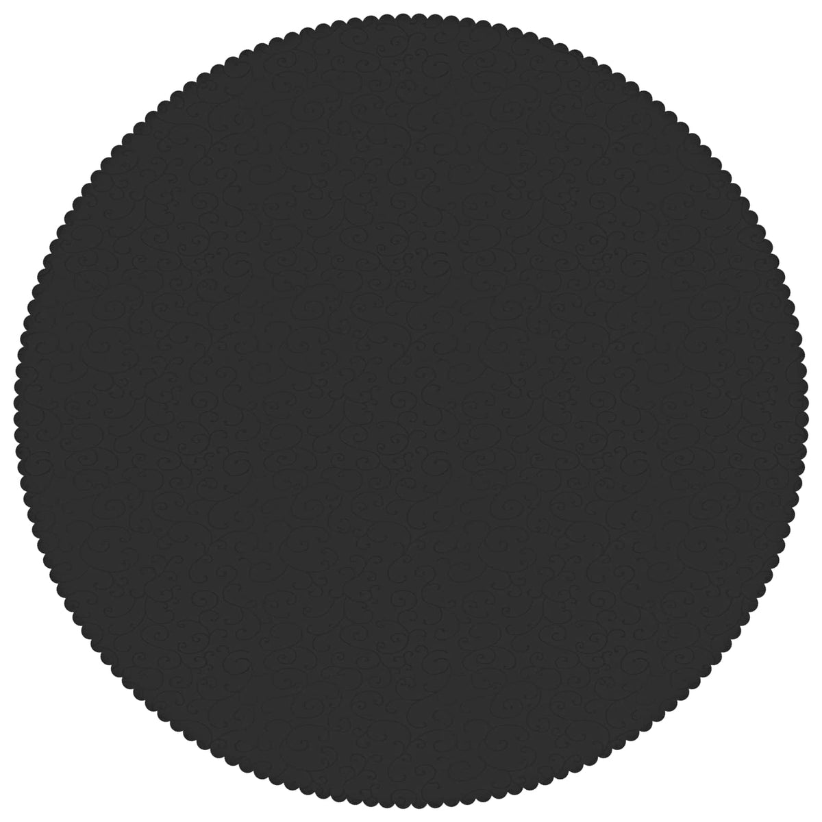 Tafelkleed Rond Donkergrijs Ø 180 cm