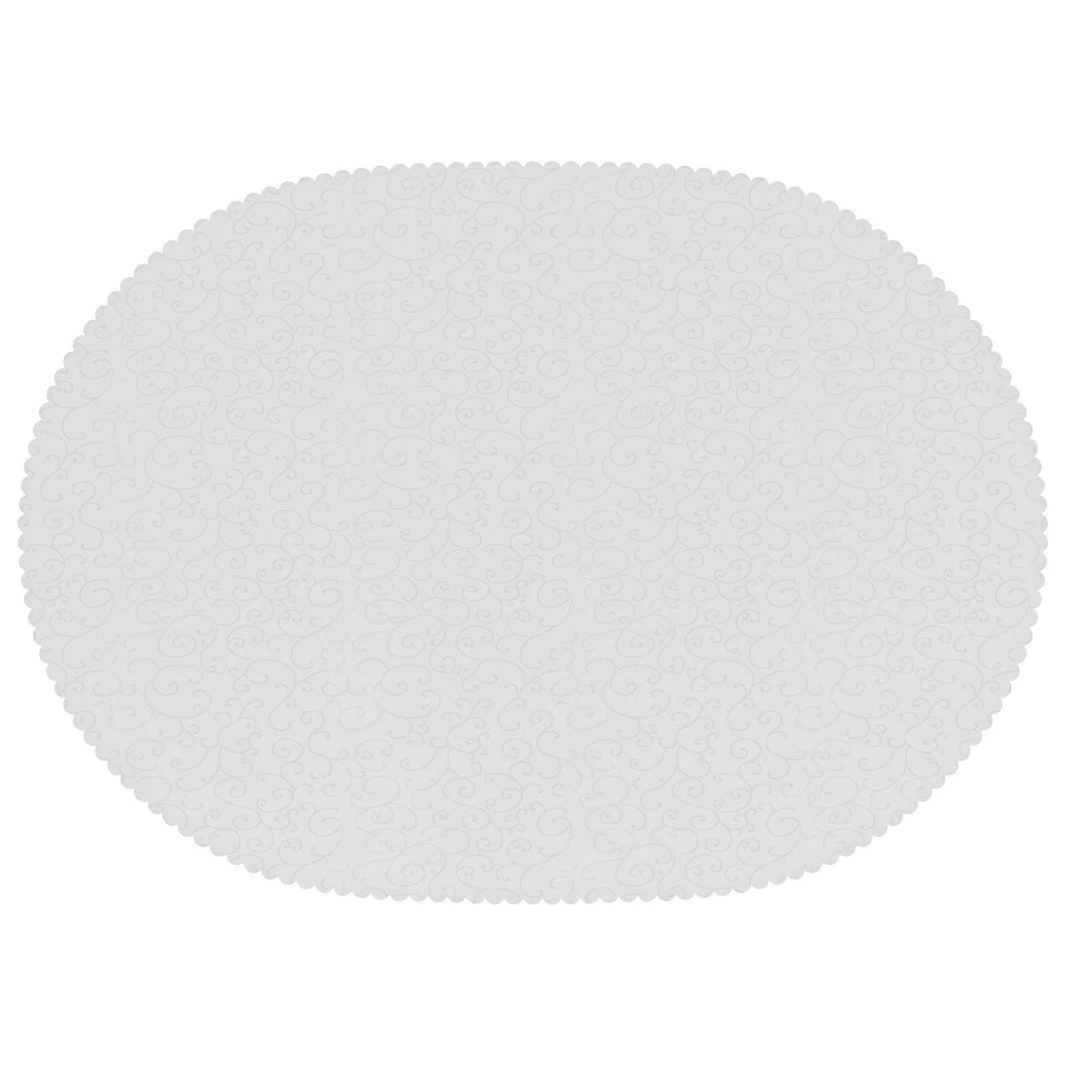 Tafelkleed Ovaal Wit 130 x 180 cm