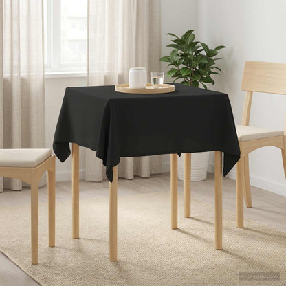 Tafelkleed 5 st Vierkant Donkergrijs 110 x 110 cm Polyester