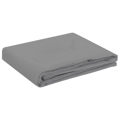 Tafelkleed 5 st Vierkant Lichtgrijs 110 x 110 cm Polyester