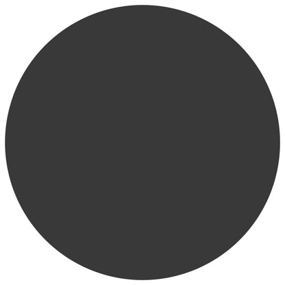 Tafelkleed 5 st Rond Donkergrijs Ø 140 cm Polyester