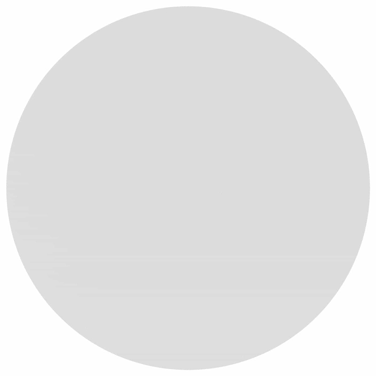 Tafelkleed 5 st Rond Wit Ø 160 cm Polyester