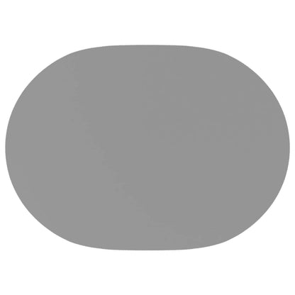 Tafelkleed 5 st Ovaal Lichtgrijs 130 x 180 cm Polyester
