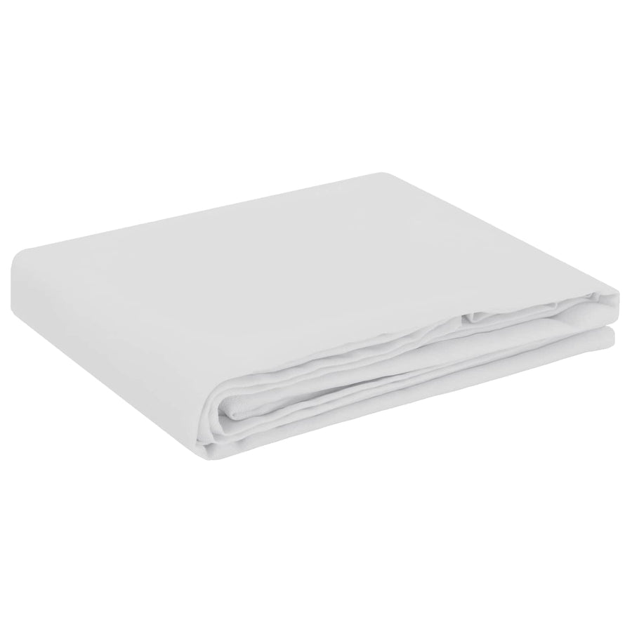 Tafelkleed 5 st Ovaal Wit 130 x 180 cm Polyester