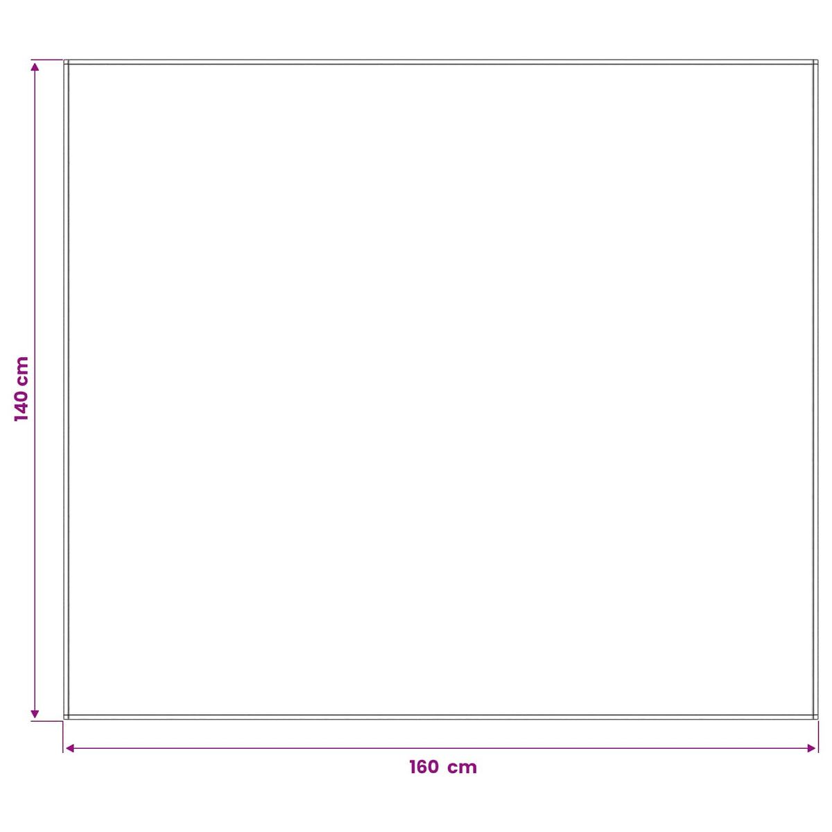 Tafelkleed 5 st Rechthoekig Crèmewit 140 x 160 cm