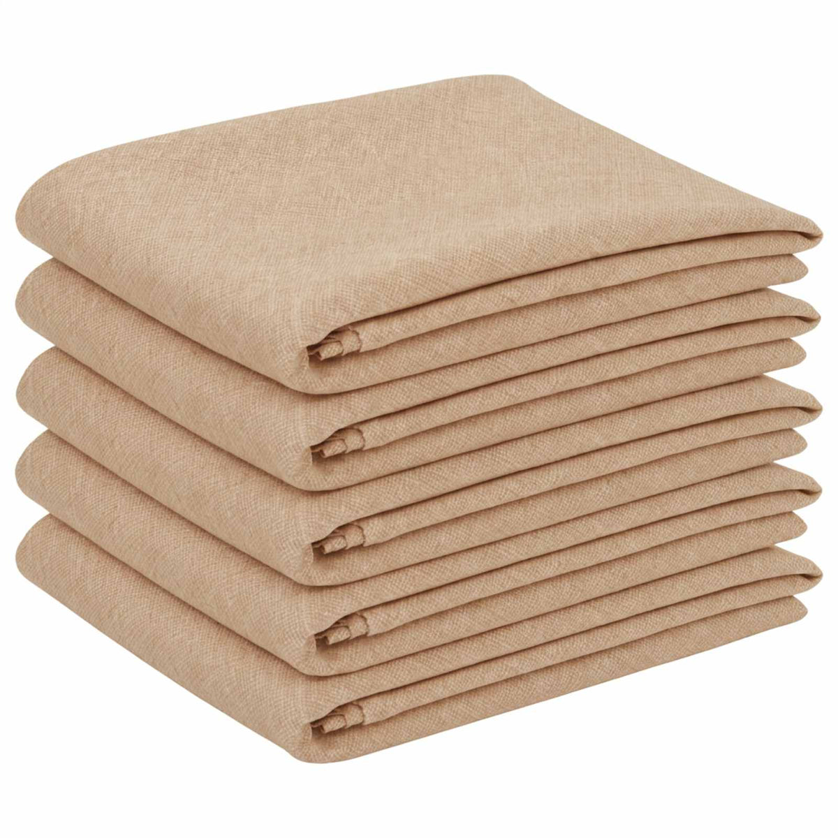 Tafelkleed 5 st Rechthoekig Beige 140 x 180 cm