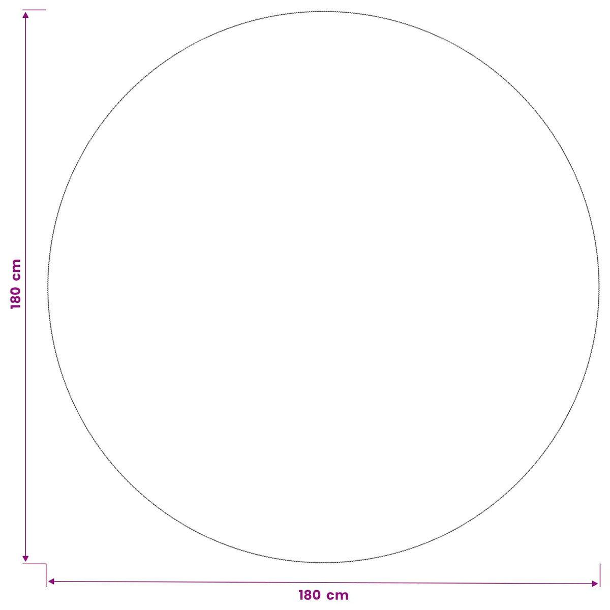 Tafelkleed 5 st Rond Lichtgrijs Ø 180 cm
