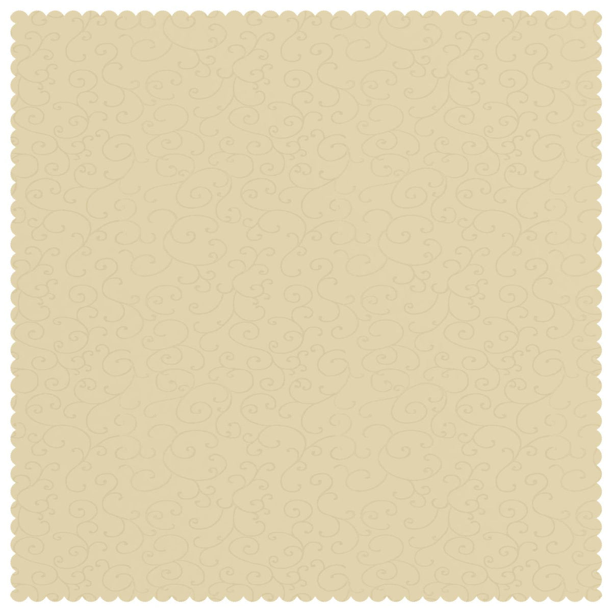 Tafelkleed 5 st Vierkant Crèmewit 90 x 90 cm
