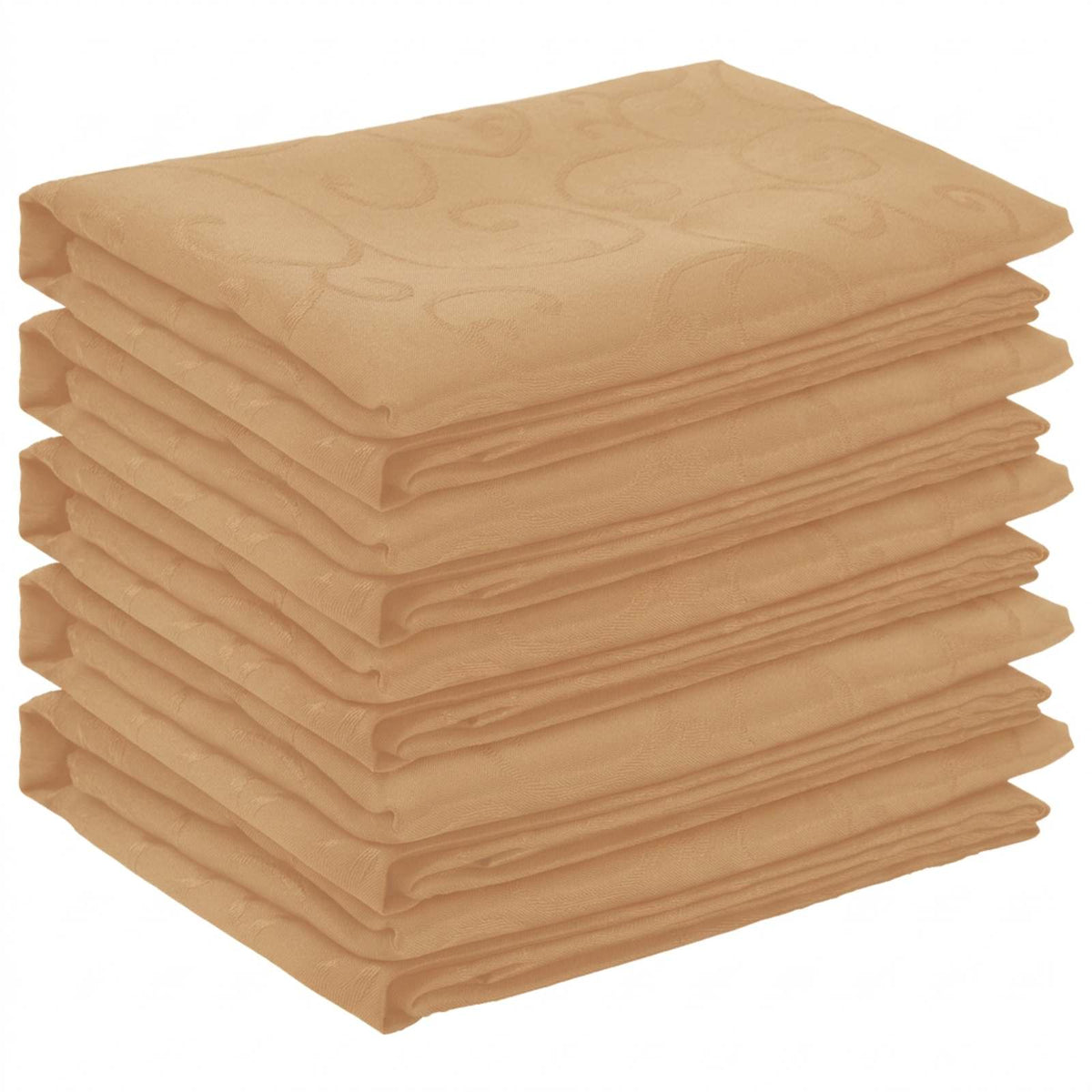 Tafelkleed 5 st Rechthoekig Beige 110 x 160 cm
