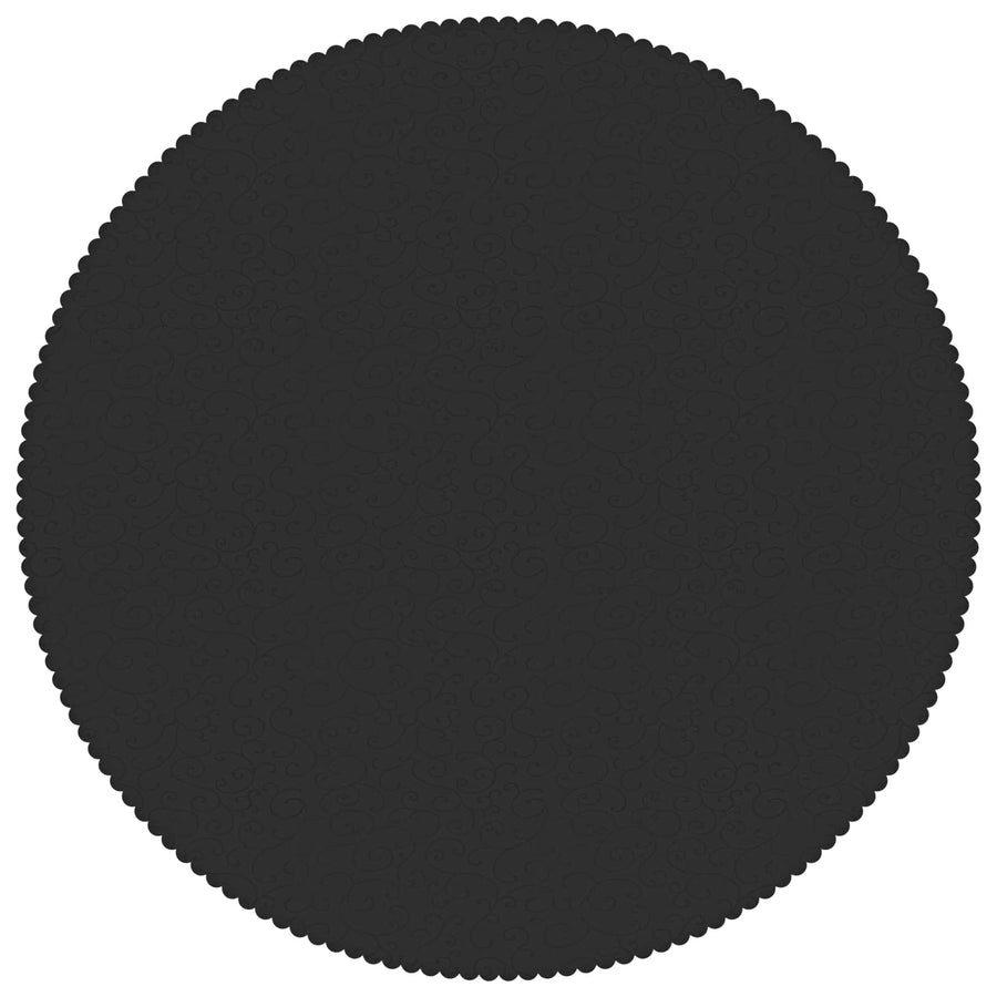 Tafelkleed 5 st Rond Donkergrijs Ø 160 cm