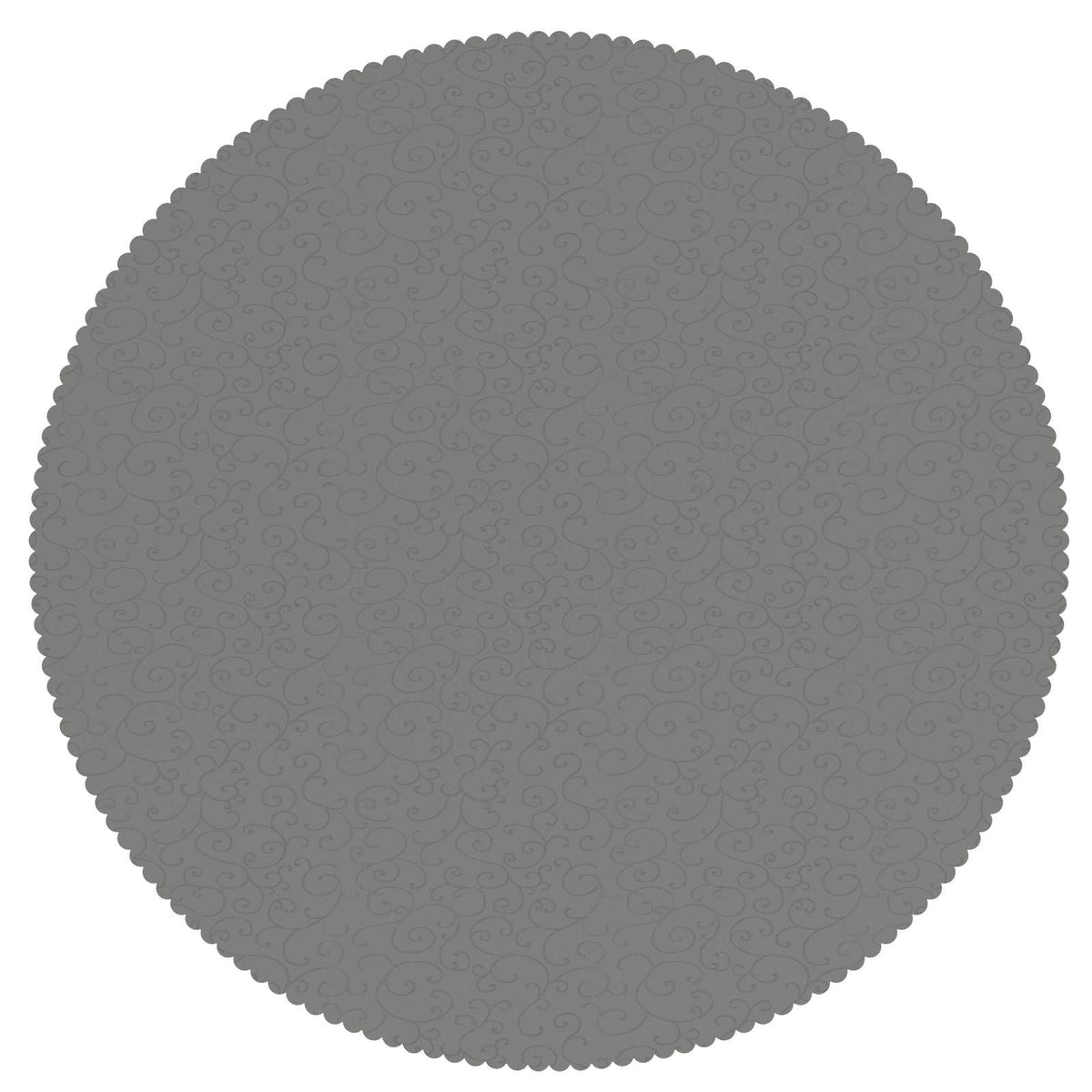 Tafelkleed 5 st Rond Lichtgrijs Ø 160 cm