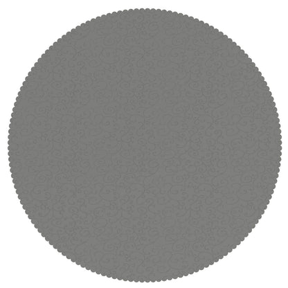 Tafelkleed 5 st Rond Lichtgrijs Ø 160 cm