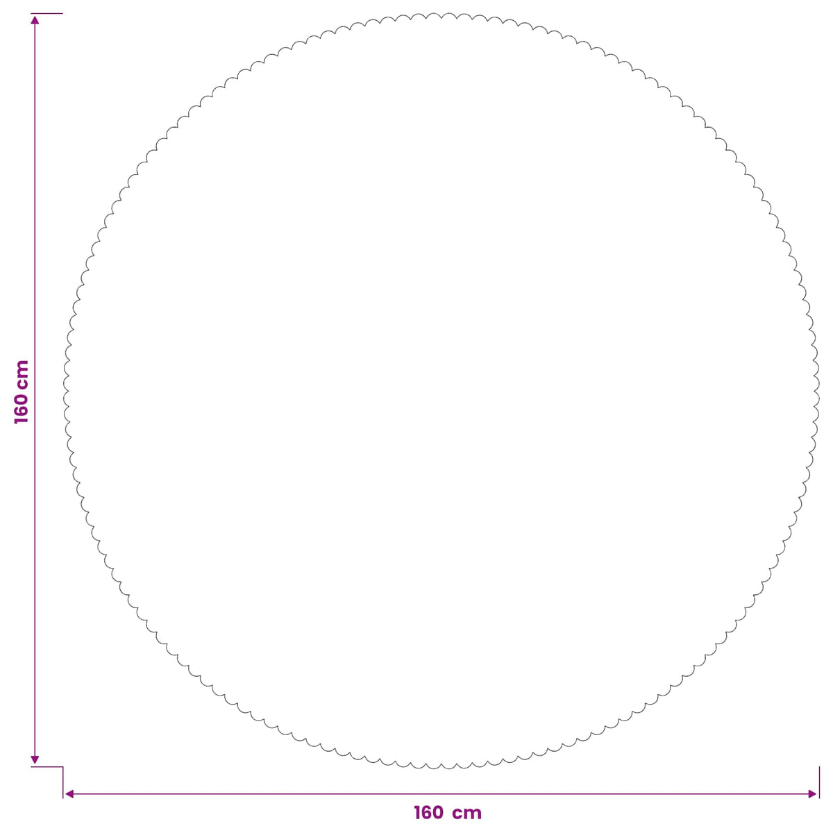 Tafelkleed 5 st Rond Donkergroen Ø 160 cm