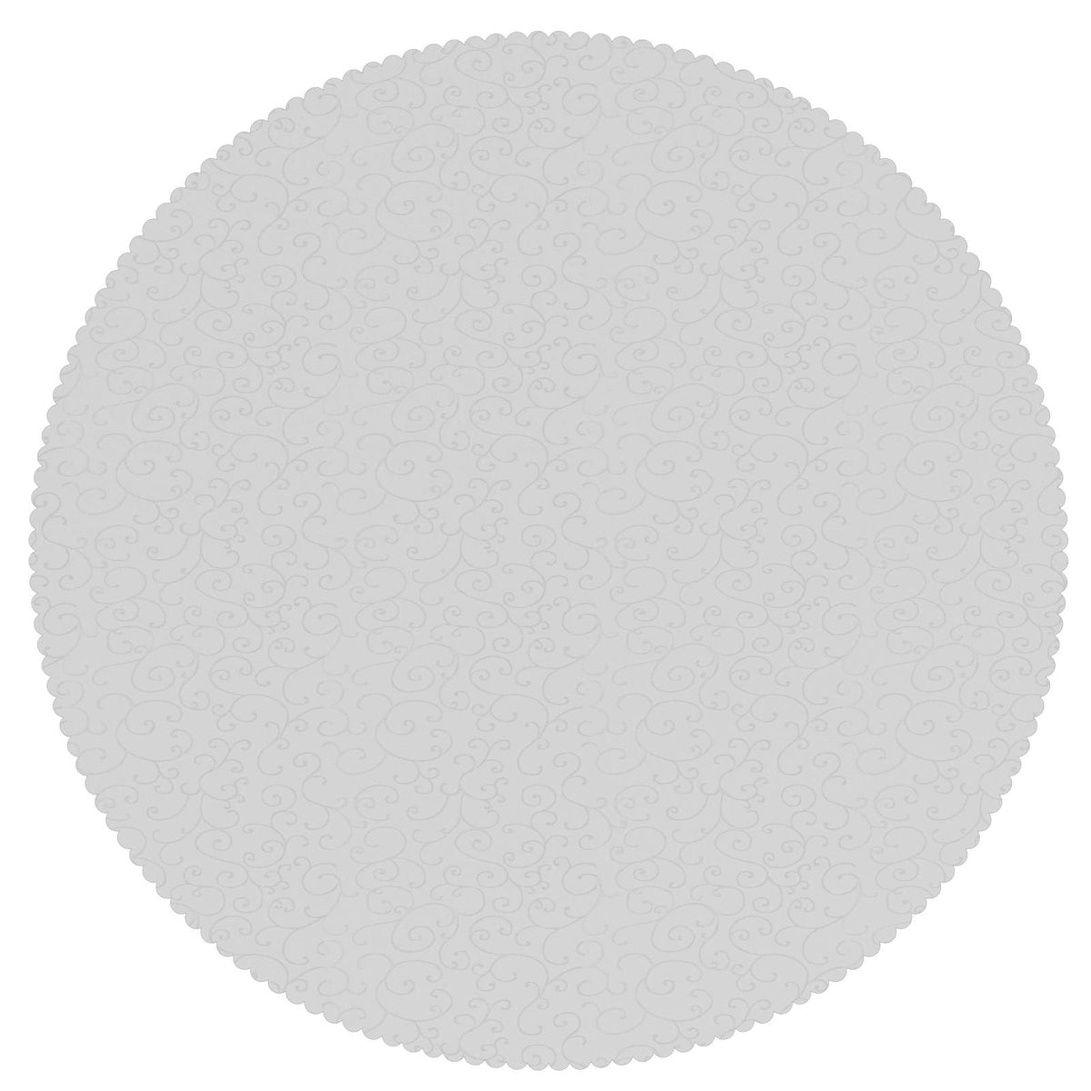 Tafelkleed 5 st Rond Wit Ø 160 cm