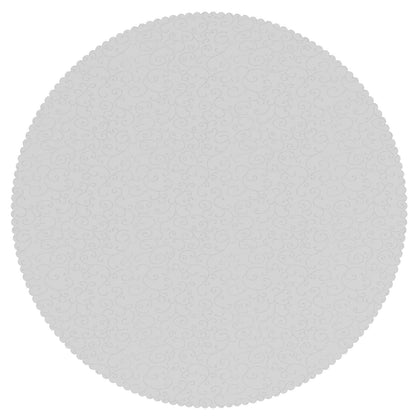 Tafelkleed 5 st Rond Wit Ø 180 cm