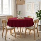 Tafelkleed rond wijnrood Ø 180 cm (5 stuks)