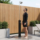 Zonne Douche met Douchekop 20 l PVC, ABS, Zinklegering Zwart
