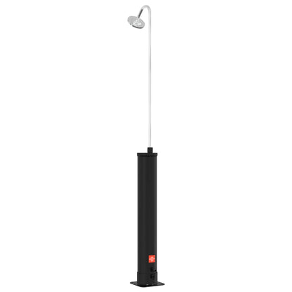 Zonne Douche met Douchekop 20 l PVC, ABS, Zinklegering Zwart