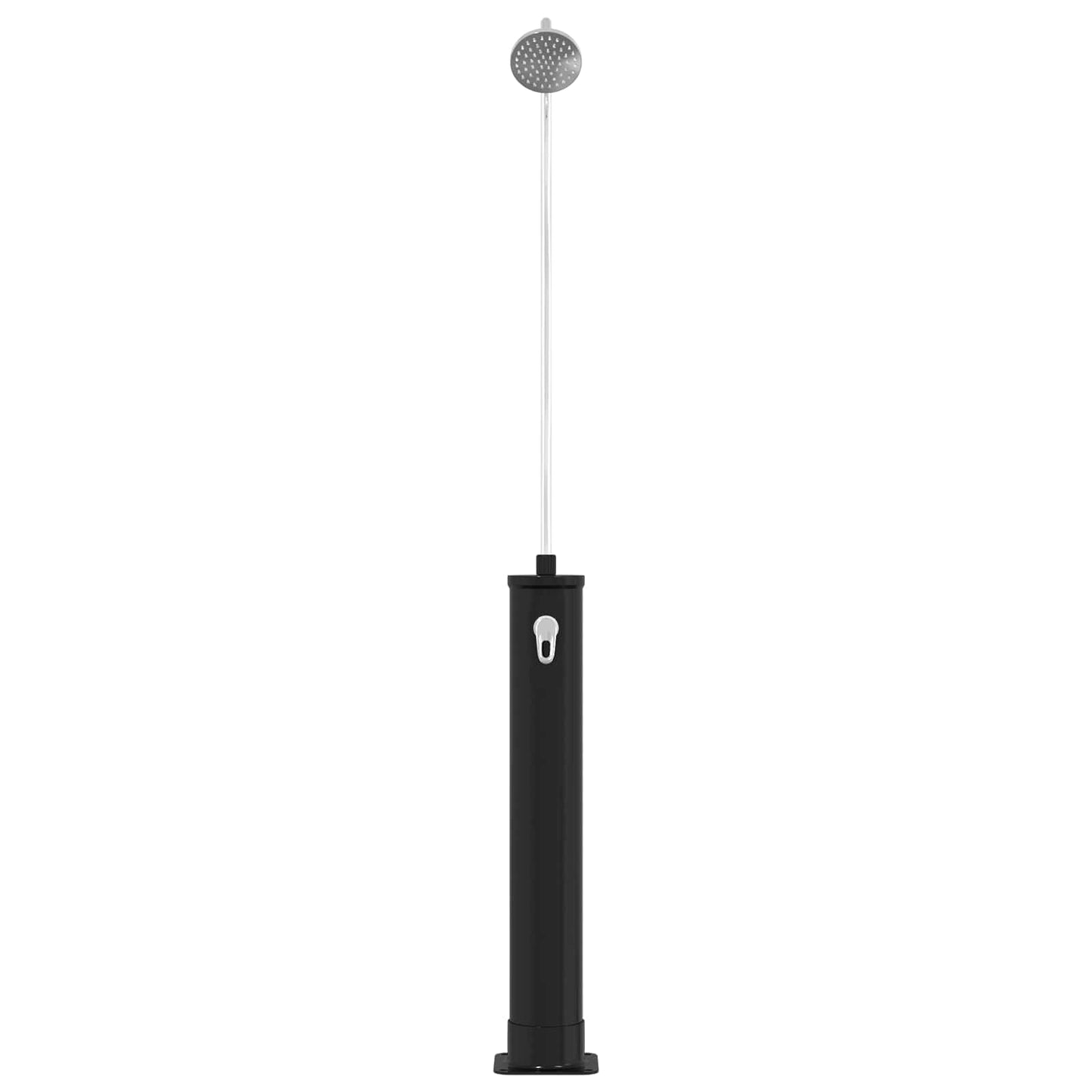 Zonne Douche met Douchekop 20 l PVC, ABS, Zinklegering Zwart