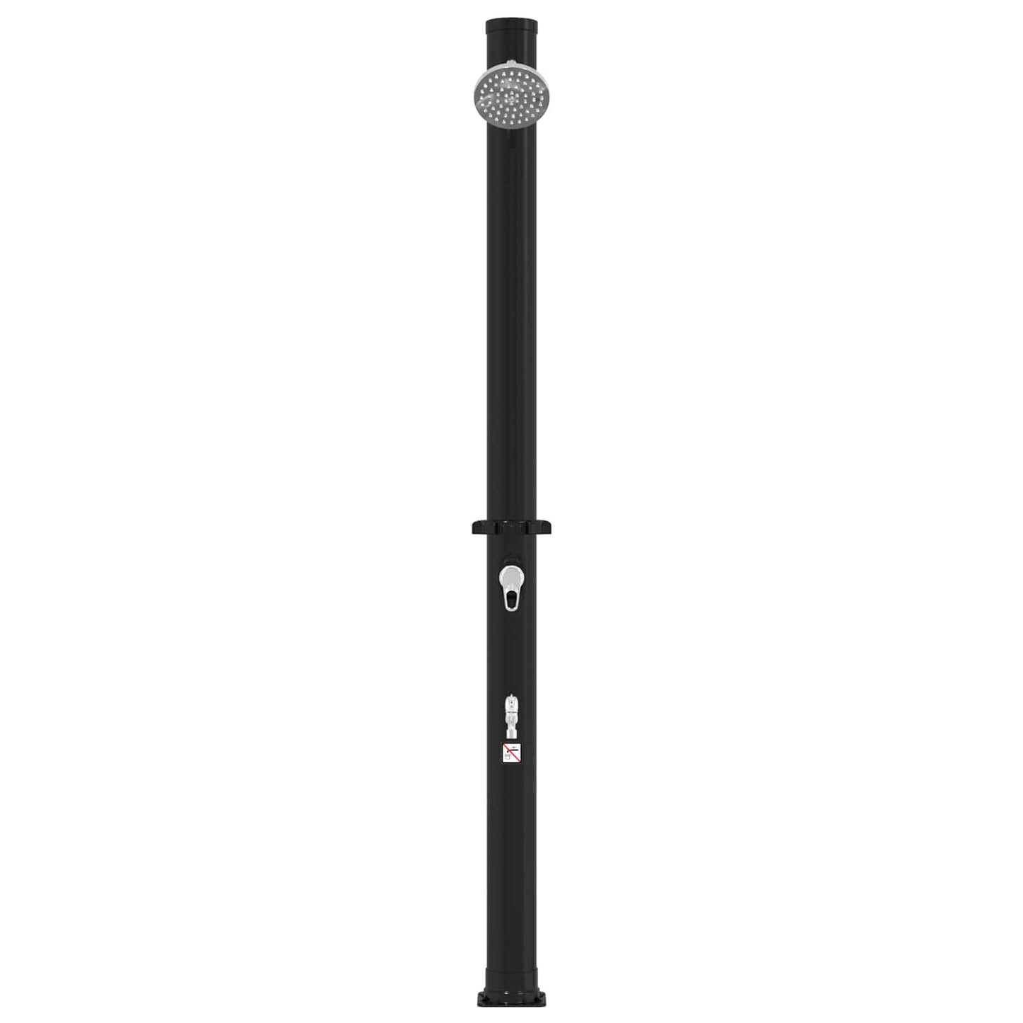 Zonne-douche met douchekop en kraan 20 l PVC, ABS, Zinklegering