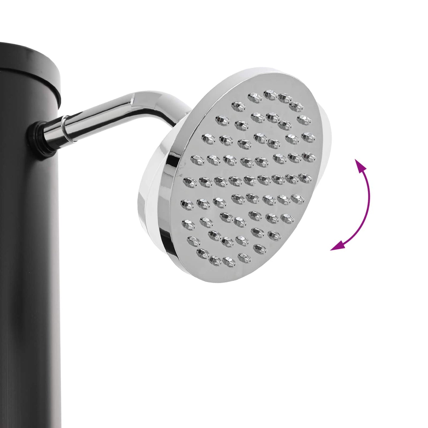 Zonne-douche met douchekop en kraan 20 l PVC, ABS, Zinklegering