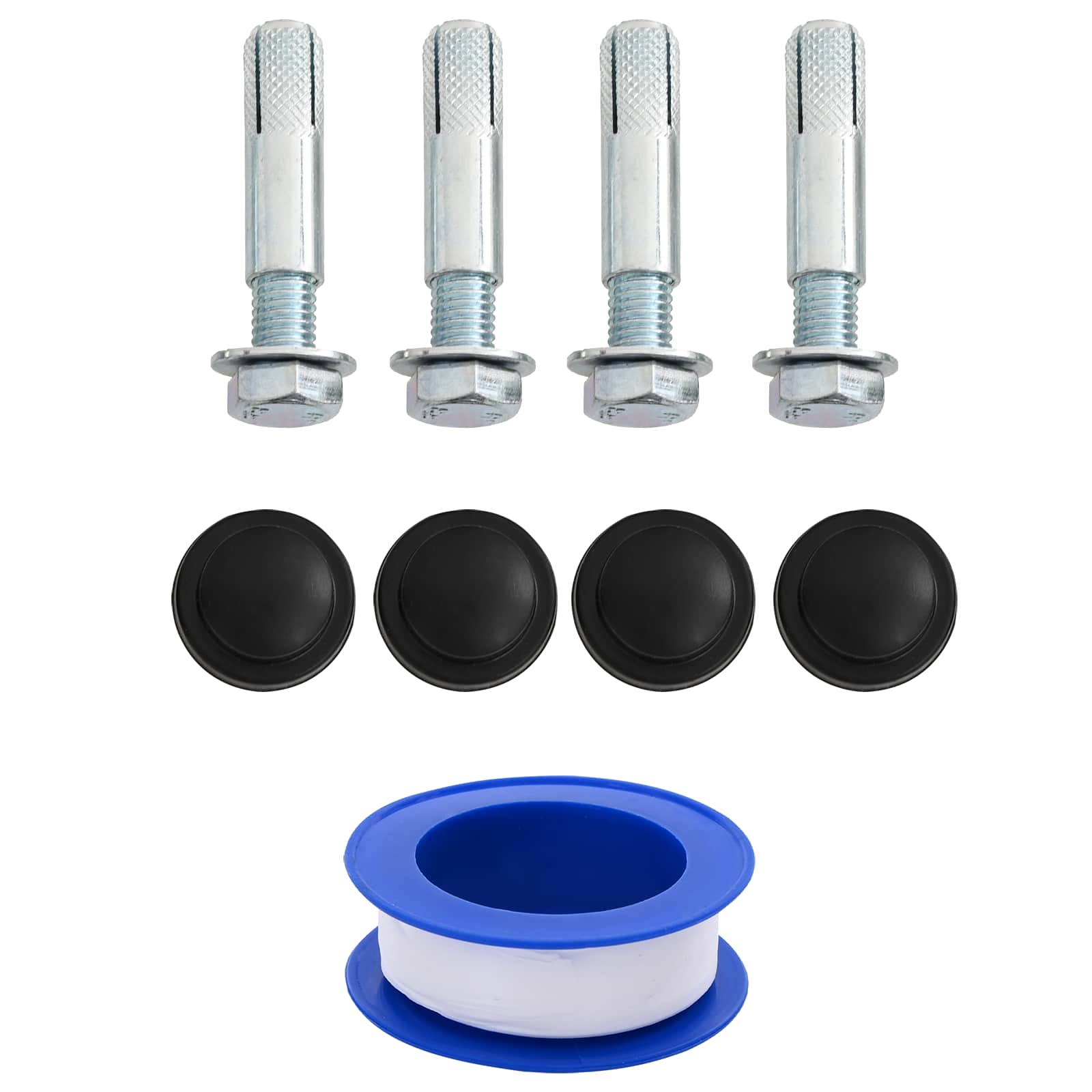 Zonne-douche met douchekop 20 l PVC, ABS, Zinklegering Zwart