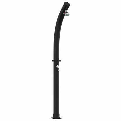 Zonne-douche met douchekop 20 l PVC, ABS, Zinklegering Zwart