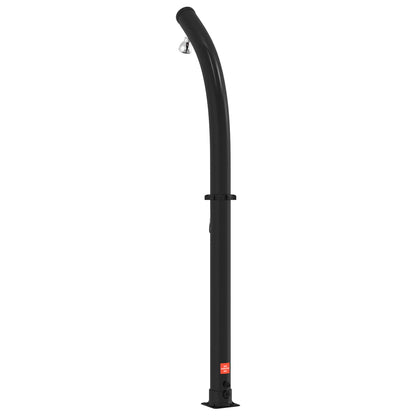 Zonne-douche met douchekop 20 l PVC, ABS, Zinklegering Zwart