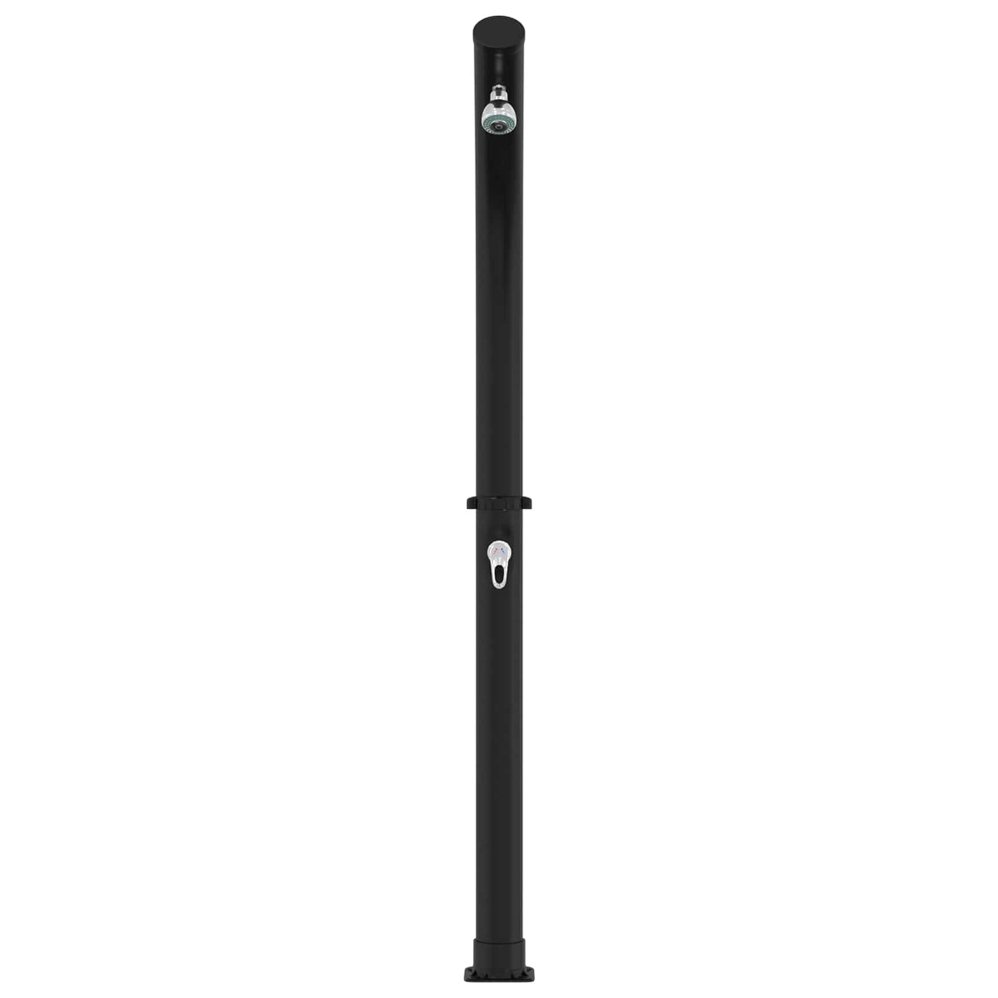 Zonne-douche met douchekop 20 l PVC, ABS, Zinklegering Zwart