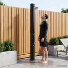 Zonne-douche met douchekop en kraan PVC, ABS, Zinklegering