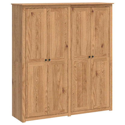 Kledingkast PANAMA Honing 169 x 50 x 185 cm Massief grenenhout