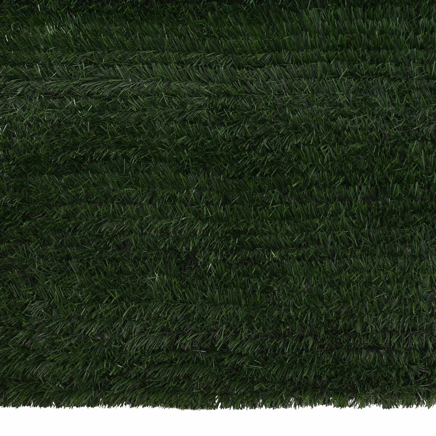 Kunstmatige omheining Donkergroen 1 x 6 m PVC en staal