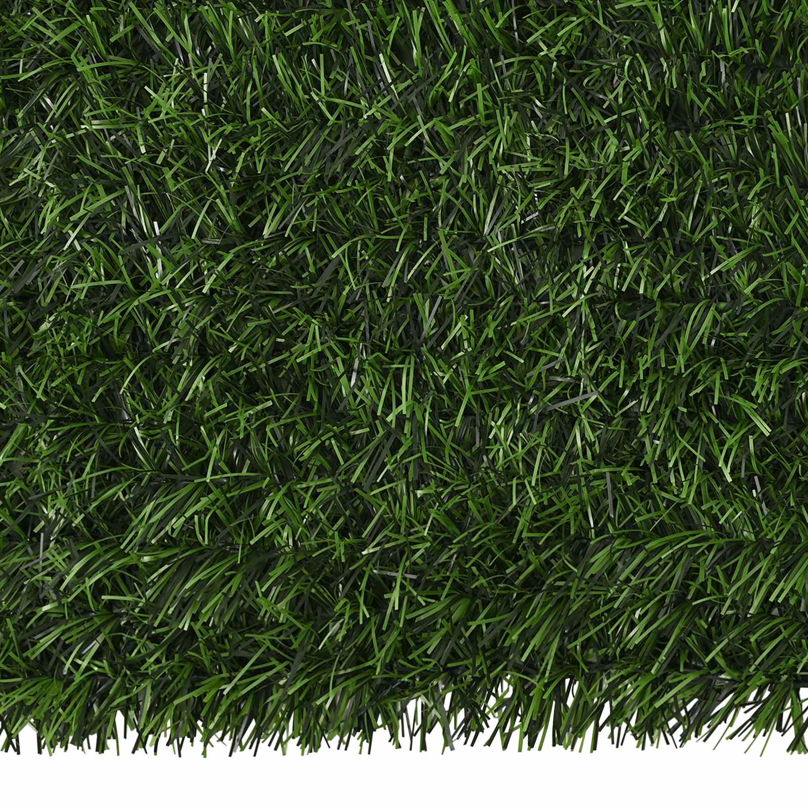 Kunstmatige omheining Lichtgroen 1 x 3 m PVC en staal