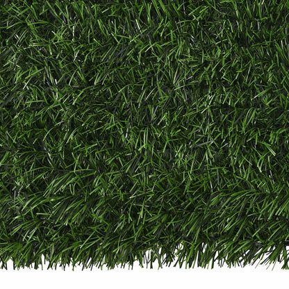 Kunstmatige omheining Lichtgroen 1 x 3 m PVC en staal