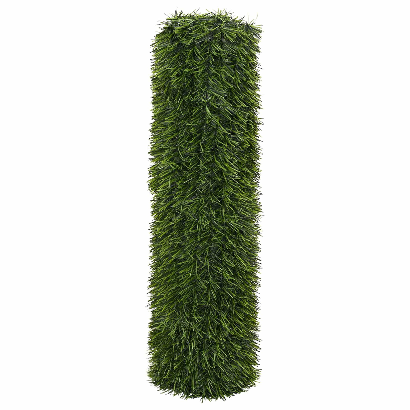 Kunstmatige omheining Lichtgroen 1 x 3 m PVC en staal
